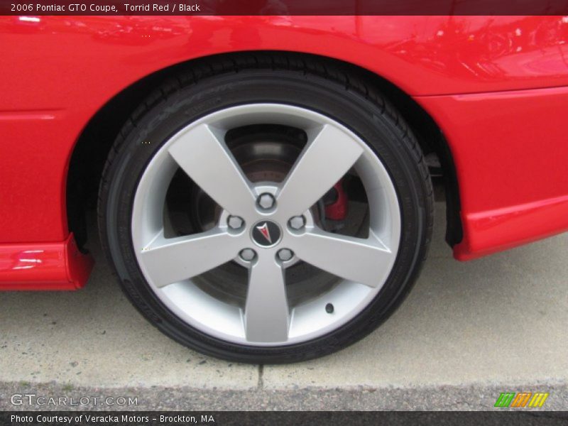 Torrid Red / Black 2006 Pontiac GTO Coupe