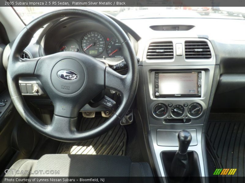 Platinum Silver Metallic / Black 2005 Subaru Impreza 2.5 RS Sedan