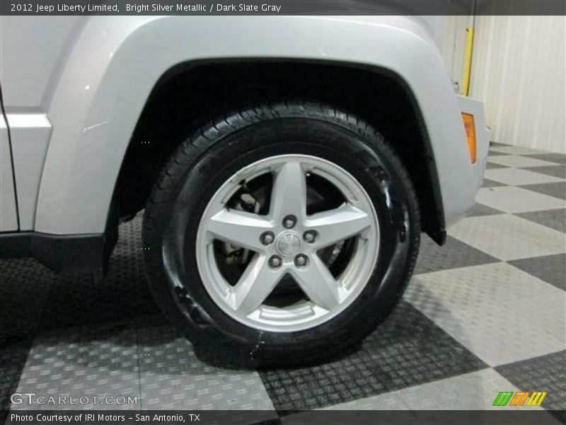 Bright Silver Metallic / Dark Slate Gray 2012 Jeep Liberty Limited