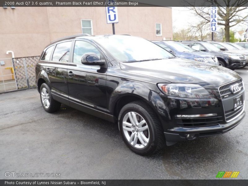Phantom Black Pearl Effect / Cardamom Beige 2008 Audi Q7 3.6 quattro