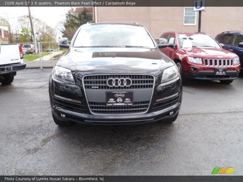 Phantom Black Pearl Effect / Cardamom Beige 2008 Audi Q7 3.6 quattro