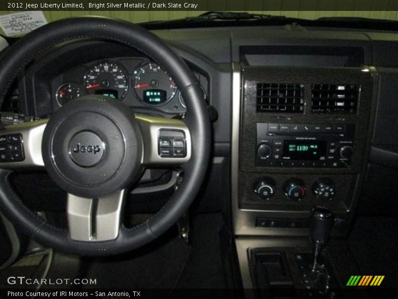 Bright Silver Metallic / Dark Slate Gray 2012 Jeep Liberty Limited