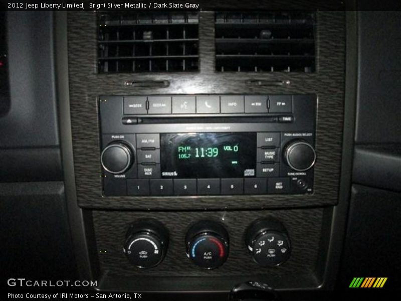 Bright Silver Metallic / Dark Slate Gray 2012 Jeep Liberty Limited