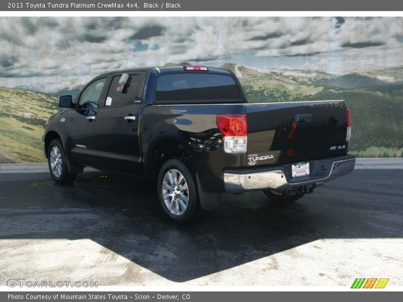 Black / Black 2013 Toyota Tundra Platinum CrewMax 4x4