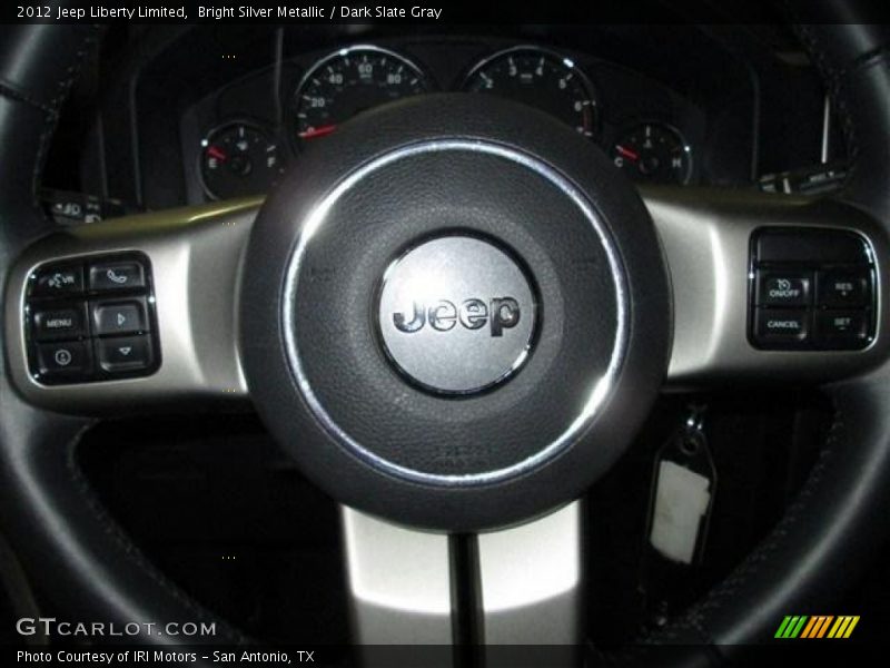 Bright Silver Metallic / Dark Slate Gray 2012 Jeep Liberty Limited
