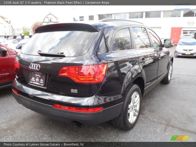 Phantom Black Pearl Effect / Cardamom Beige 2008 Audi Q7 3.6 quattro