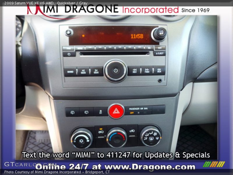 Quicksilver / Gray 2009 Saturn VUE XE V6 AWD