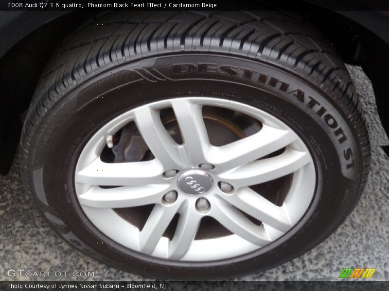 Phantom Black Pearl Effect / Cardamom Beige 2008 Audi Q7 3.6 quattro