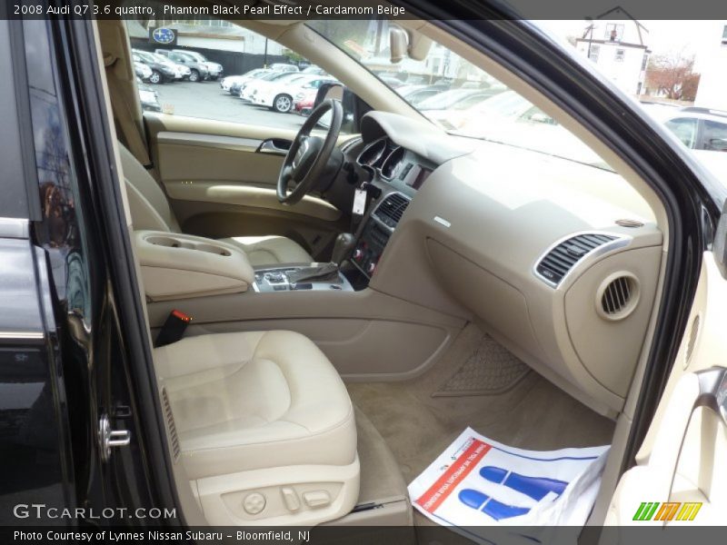 Phantom Black Pearl Effect / Cardamom Beige 2008 Audi Q7 3.6 quattro