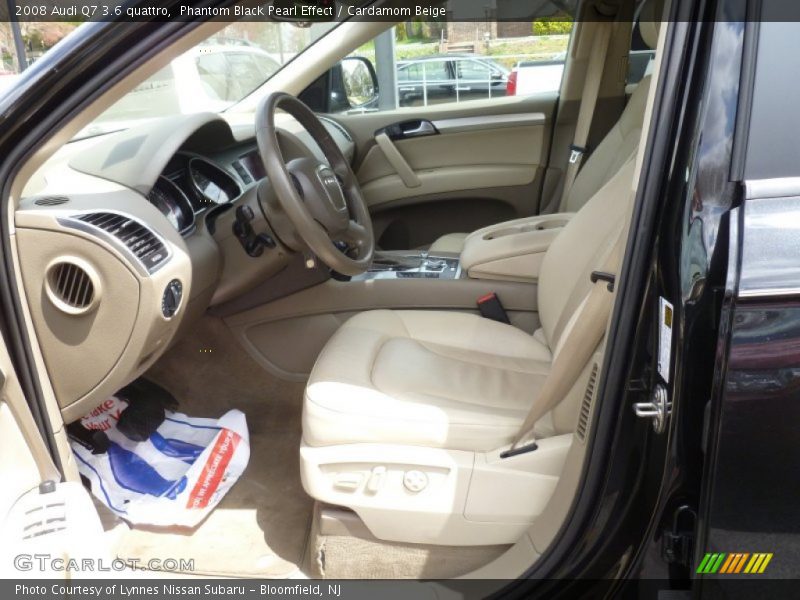 Phantom Black Pearl Effect / Cardamom Beige 2008 Audi Q7 3.6 quattro