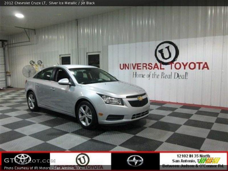 Silver Ice Metallic / Jet Black 2012 Chevrolet Cruze LT