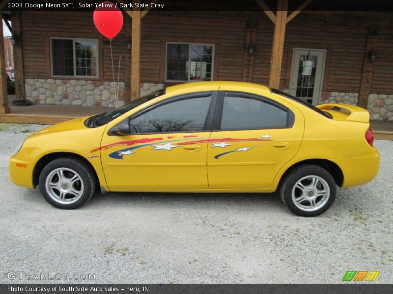 Solar Yellow / Dark Slate Gray 2003 Dodge Neon SXT
