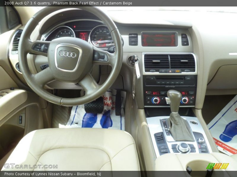 Phantom Black Pearl Effect / Cardamom Beige 2008 Audi Q7 3.6 quattro