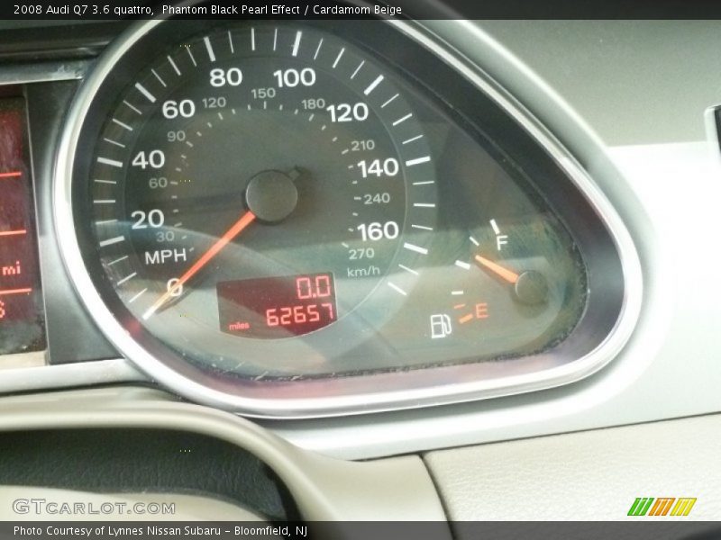 Phantom Black Pearl Effect / Cardamom Beige 2008 Audi Q7 3.6 quattro