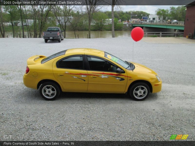 Solar Yellow / Dark Slate Gray 2003 Dodge Neon SXT