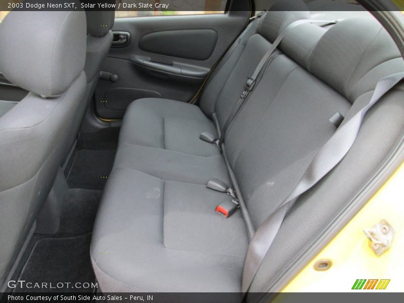 Rear Seat of 2003 Neon SXT