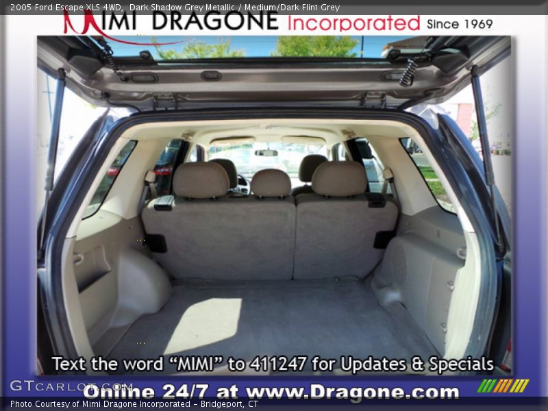 Dark Shadow Grey Metallic / Medium/Dark Flint Grey 2005 Ford Escape XLS 4WD