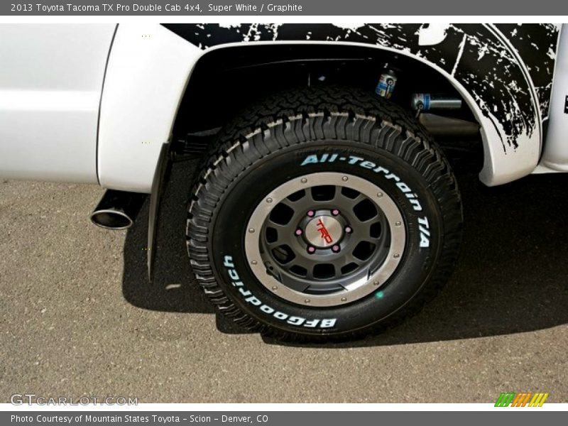 Super White / Graphite 2013 Toyota Tacoma TX Pro Double Cab 4x4