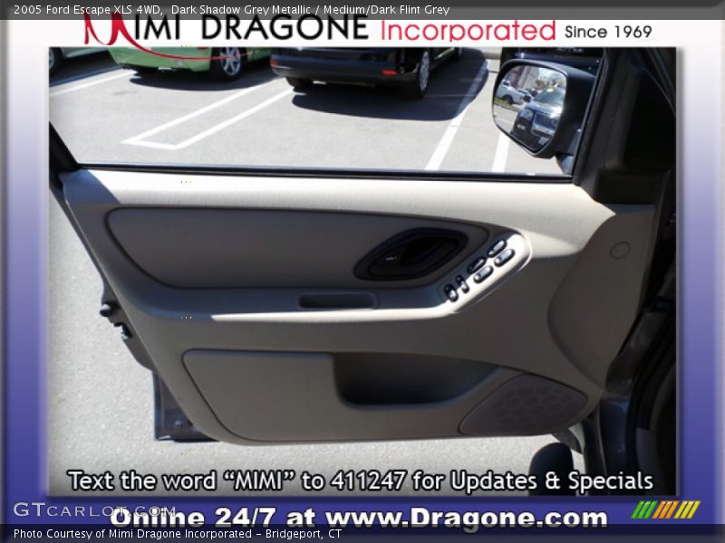 Dark Shadow Grey Metallic / Medium/Dark Flint Grey 2005 Ford Escape XLS 4WD