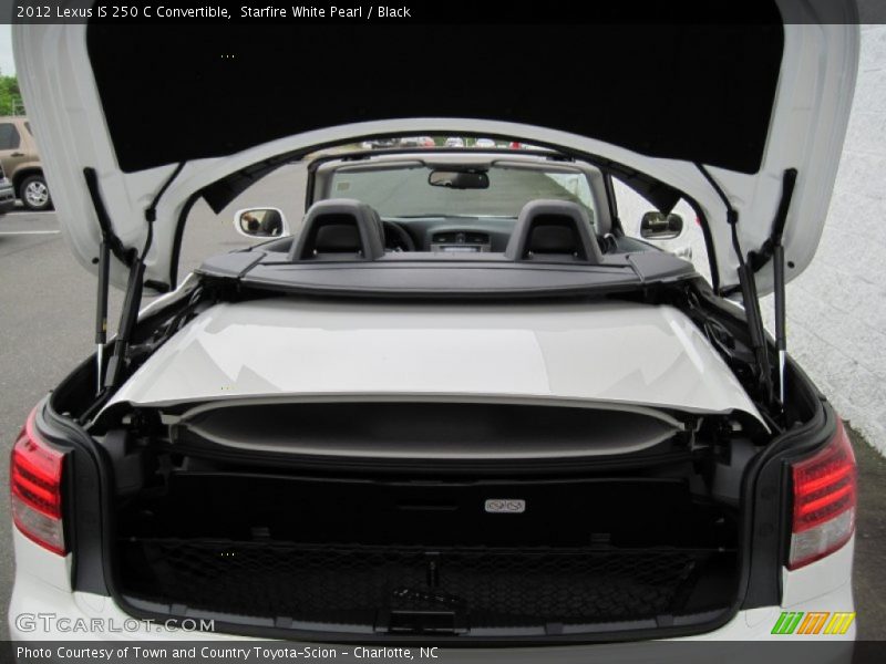 Starfire White Pearl / Black 2012 Lexus IS 250 C Convertible