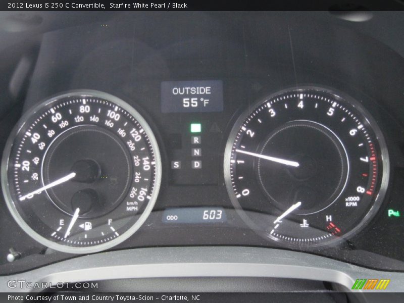  2012 IS 250 C Convertible 250 C Convertible Gauges