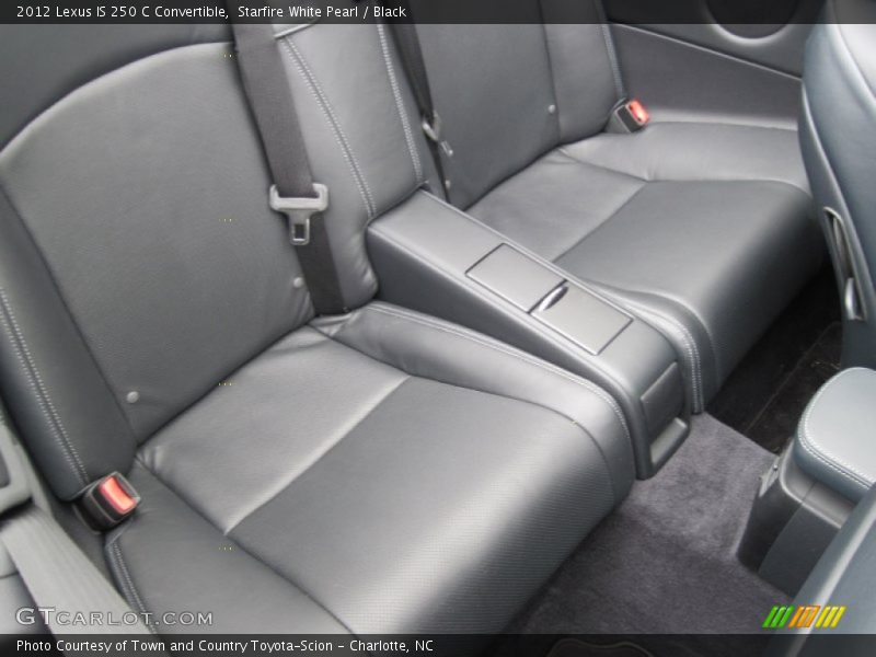 Rear Seat of 2012 IS 250 C Convertible
