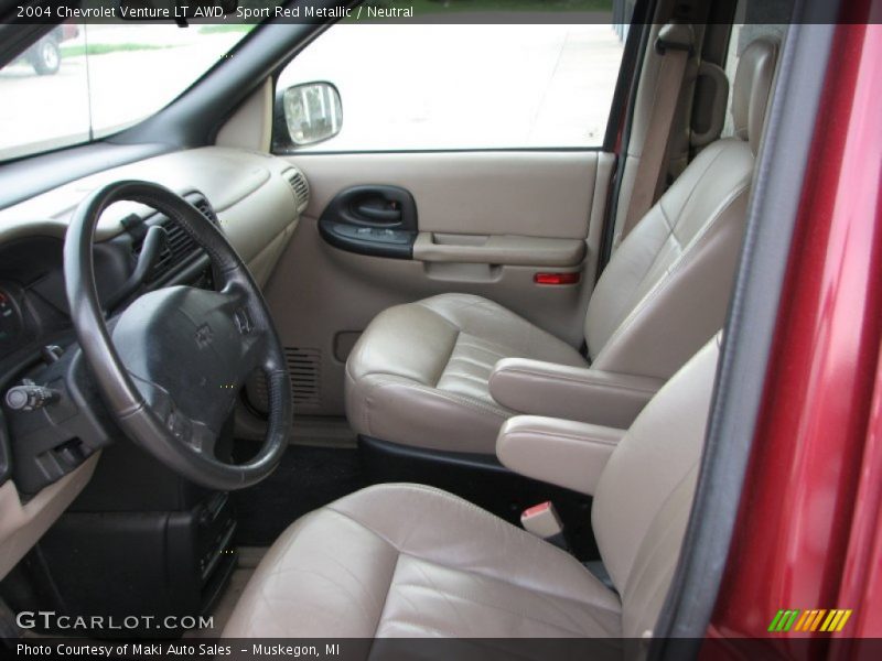 Front Seat of 2004 Venture LT AWD