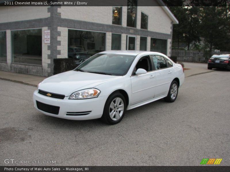 Summit White / Ebony 2011 Chevrolet Impala LS