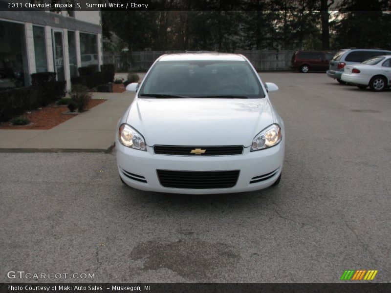 Summit White / Ebony 2011 Chevrolet Impala LS