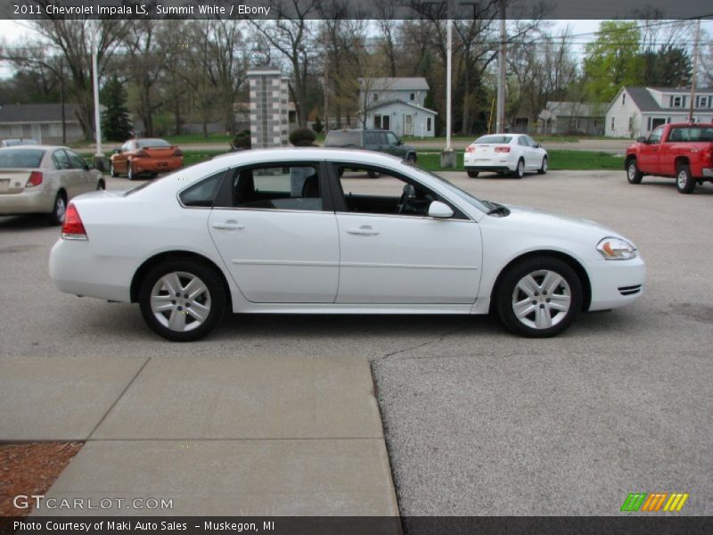 Summit White / Ebony 2011 Chevrolet Impala LS