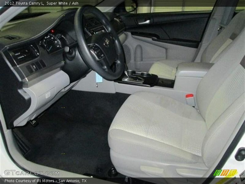 Super White / Ash 2012 Toyota Camry L