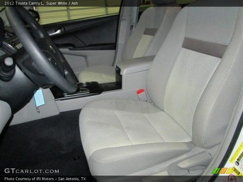 Super White / Ash 2012 Toyota Camry L