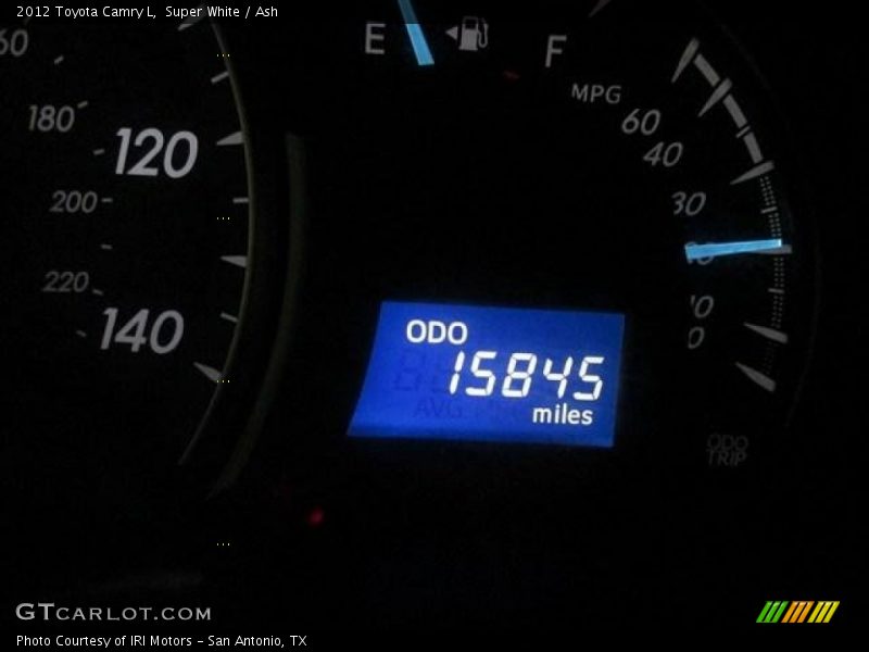 Super White / Ash 2012 Toyota Camry L