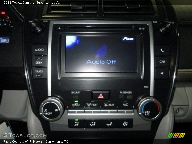 Super White / Ash 2012 Toyota Camry L