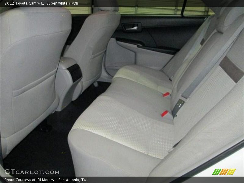 Super White / Ash 2012 Toyota Camry L