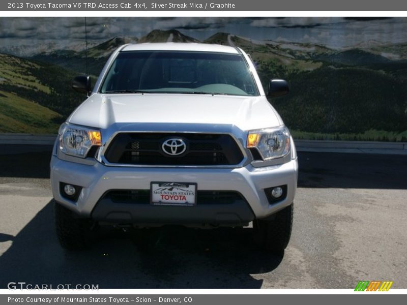 Silver Streak Mica / Graphite 2013 Toyota Tacoma V6 TRD Access Cab 4x4
