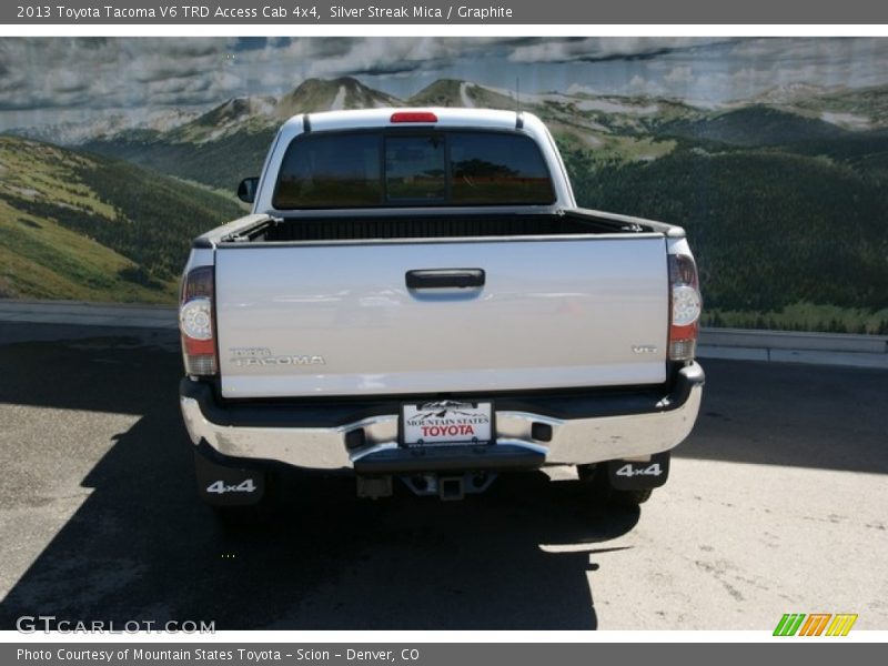 Silver Streak Mica / Graphite 2013 Toyota Tacoma V6 TRD Access Cab 4x4
