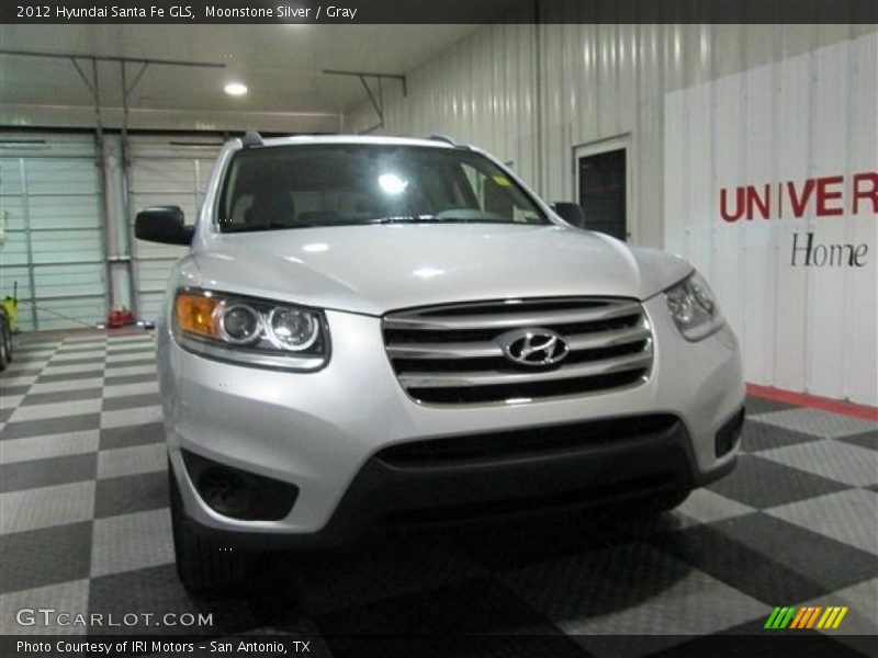 Moonstone Silver / Gray 2012 Hyundai Santa Fe GLS