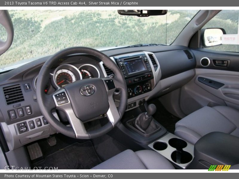 Silver Streak Mica / Graphite 2013 Toyota Tacoma V6 TRD Access Cab 4x4