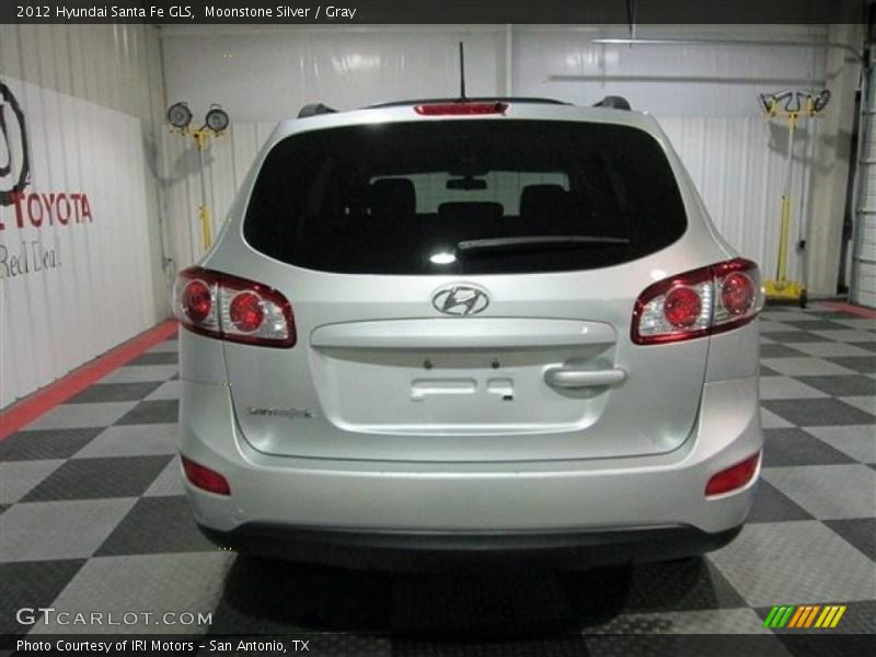 Moonstone Silver / Gray 2012 Hyundai Santa Fe GLS