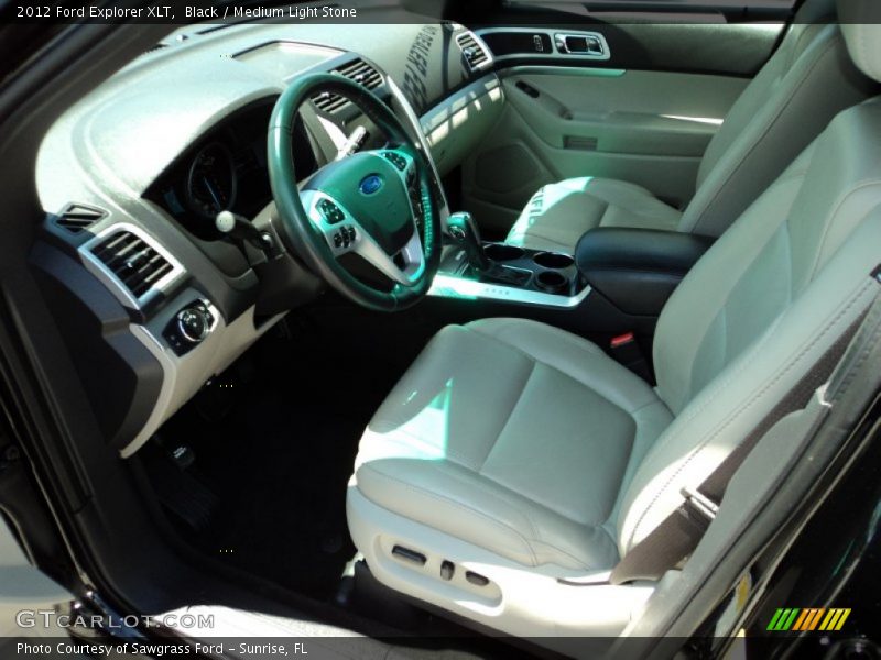  2012 Explorer XLT Medium Light Stone Interior