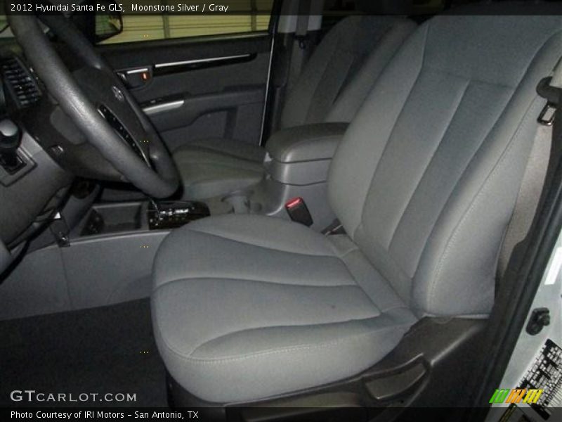 Moonstone Silver / Gray 2012 Hyundai Santa Fe GLS