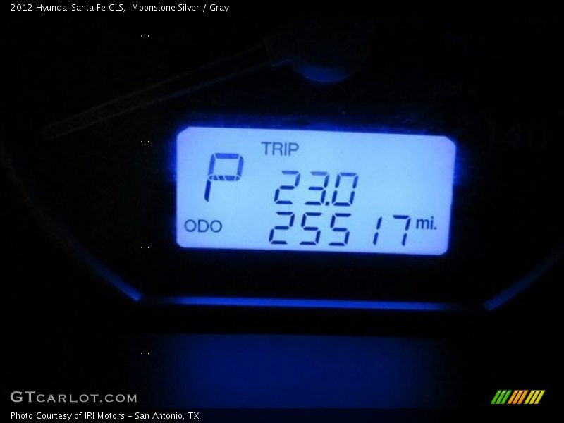 Moonstone Silver / Gray 2012 Hyundai Santa Fe GLS