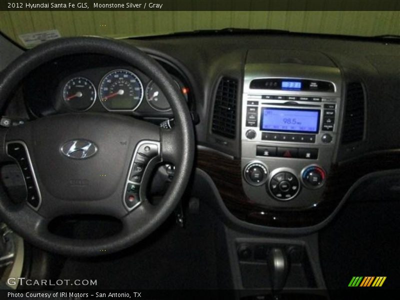 Moonstone Silver / Gray 2012 Hyundai Santa Fe GLS