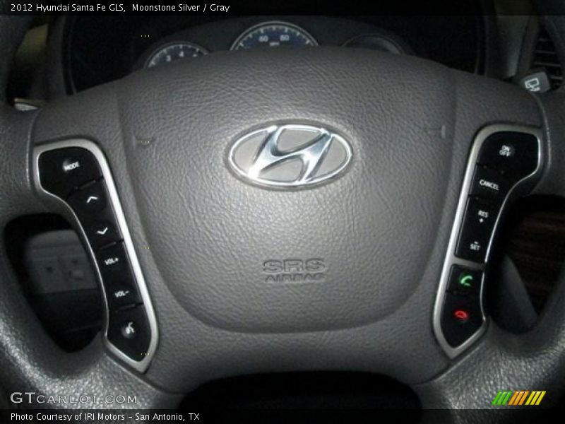 Moonstone Silver / Gray 2012 Hyundai Santa Fe GLS