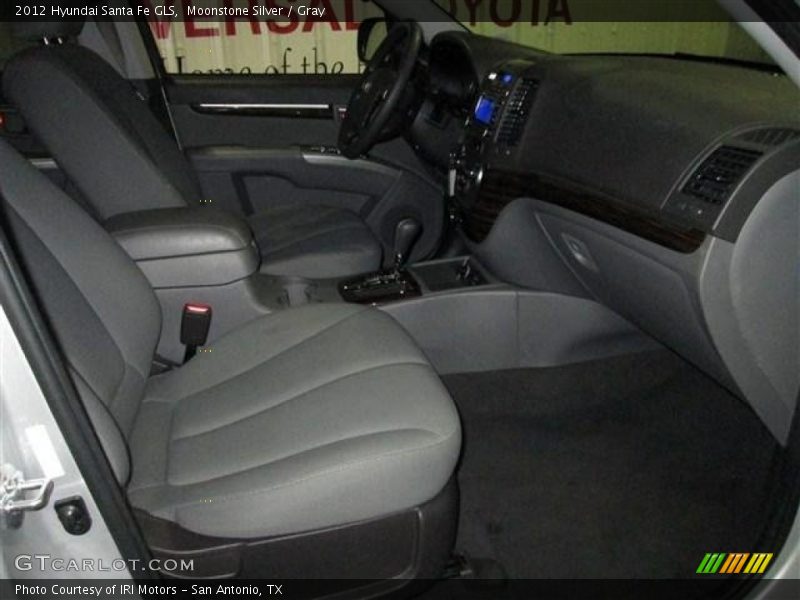Moonstone Silver / Gray 2012 Hyundai Santa Fe GLS