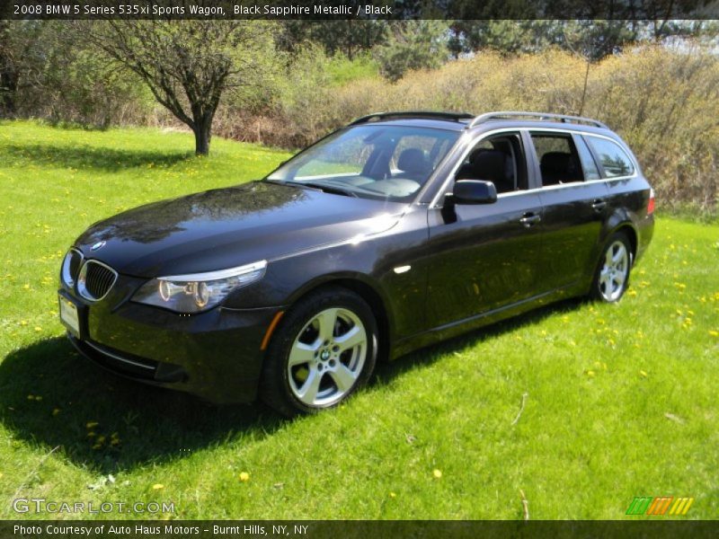 Front 3/4 View of 2008 5 Series 535xi Sports Wagon