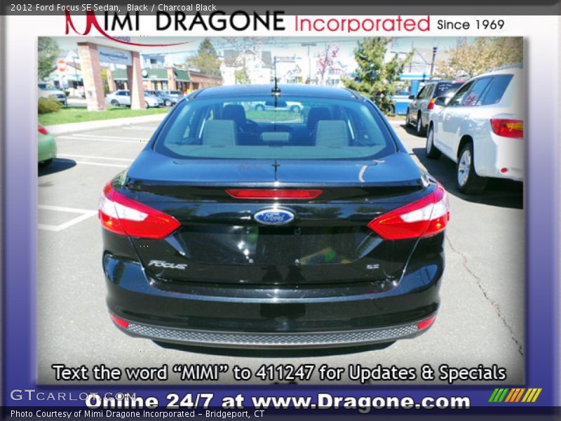 Black / Charcoal Black 2012 Ford Focus SE Sedan