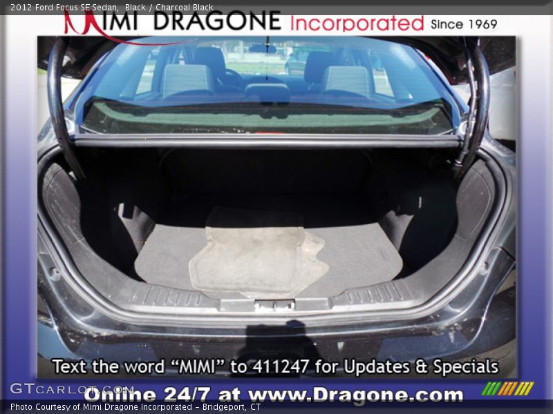 Black / Charcoal Black 2012 Ford Focus SE Sedan