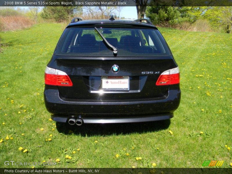 Black Sapphire Metallic / Black 2008 BMW 5 Series 535xi Sports Wagon